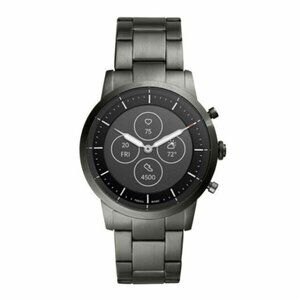 Fossil Hybrid HR Collider 42 mm FTW7009 Silver Stainless Steel Case